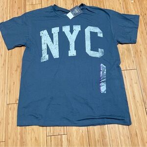 ❤️3/$15 Grayson Threads Navy Short-Sleeve 'NYC' Graphic Tee- Size XL